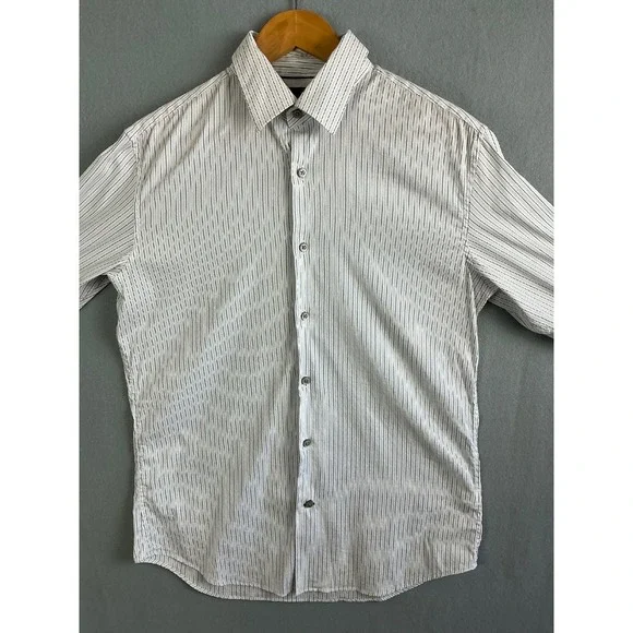 Banana Republic Button Up Men's Medium Long Sleeve Striped‎