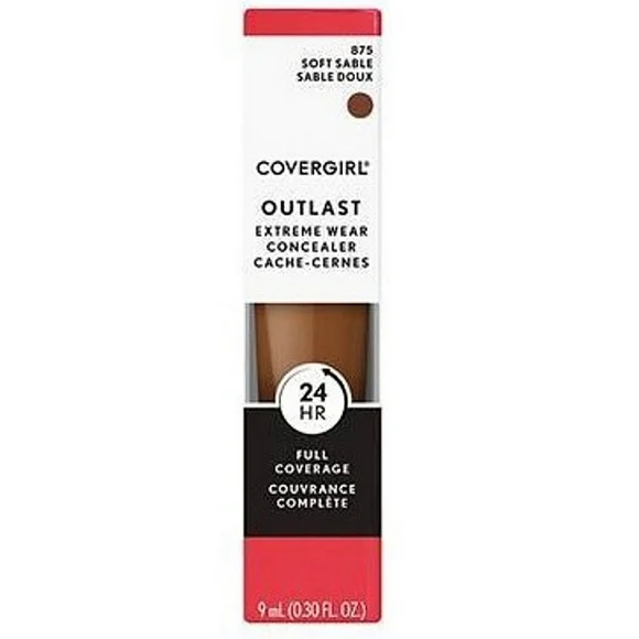 4 x CoverGirl Outlast Extreme Wear Concealer, 875 Soft Sable
