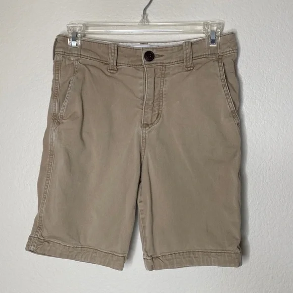 Abercrombie & Fitch kids shorts tan Sz 11/12 VGUC