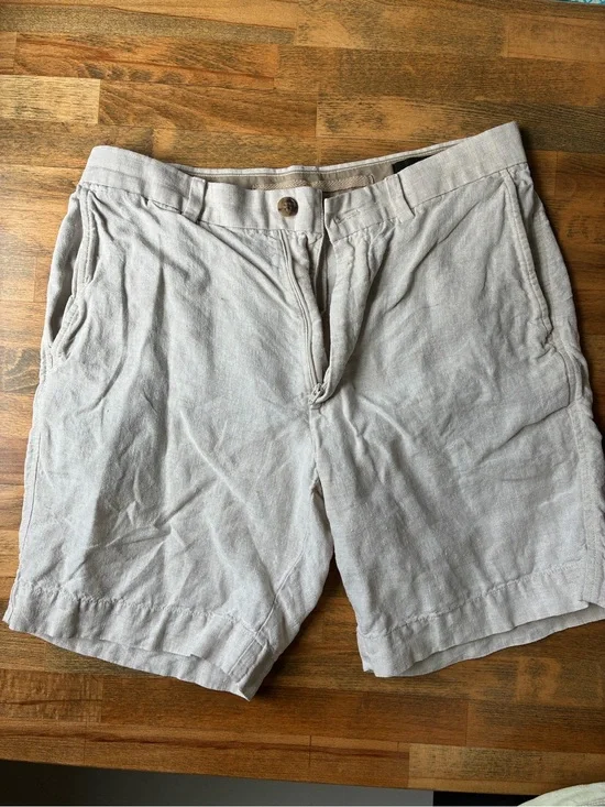 Men’s Linen Chino shorts Banana Republic