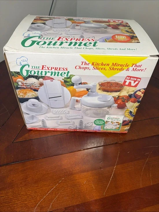 Express Gourmet Hand Food Processor by  WERPOWER. NIB