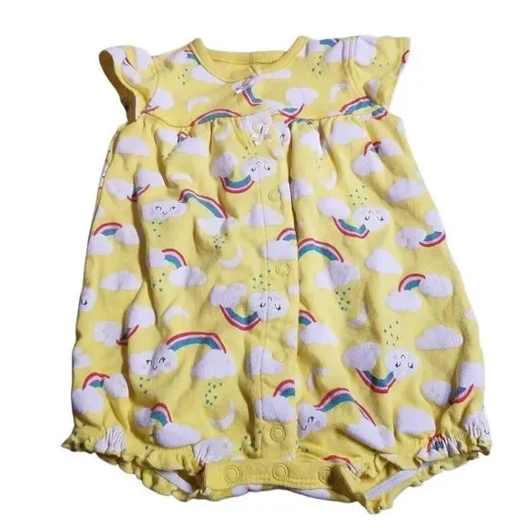 carters rainbow romper 6-9 months