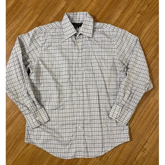 Banana Republic Button Up Shirt Classic Long Sleeve Plaid‎ Mens Size Medium
