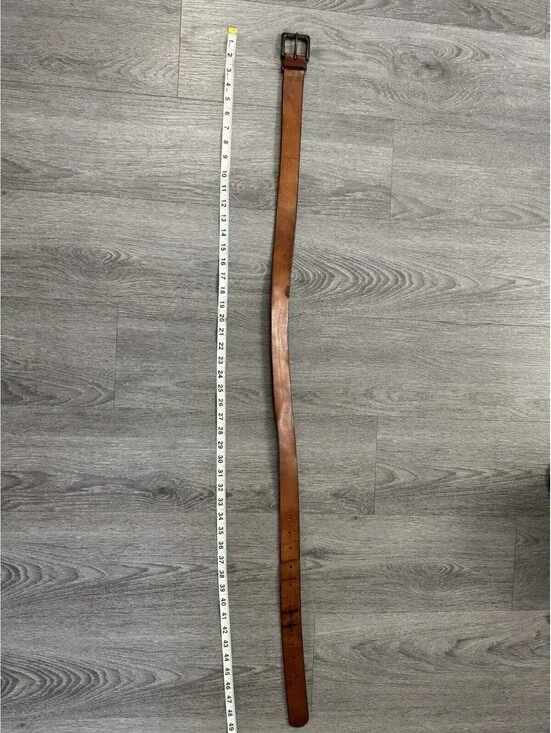 Banana Republic Brown Leather Belt Size 40 Men’s Genuine Italian Leather