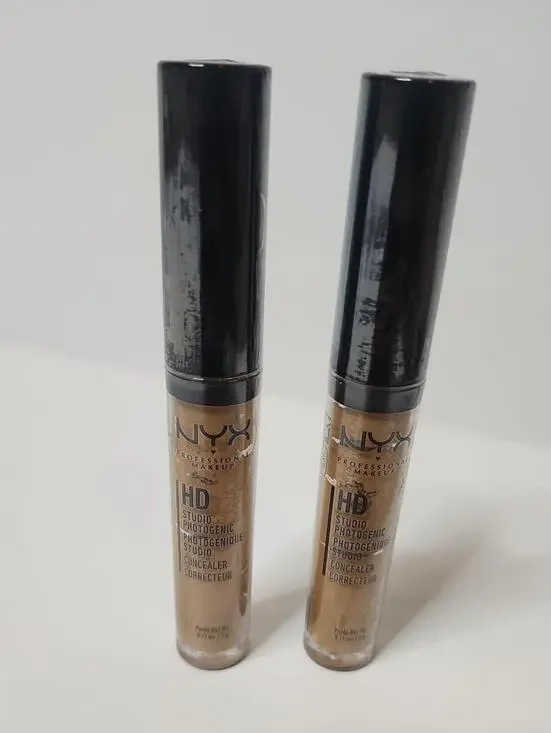 Set Of 2 NYX Concealer Wand HD Photogenic CW 6.7 Caramel, 0.11oz/3g New Sealed