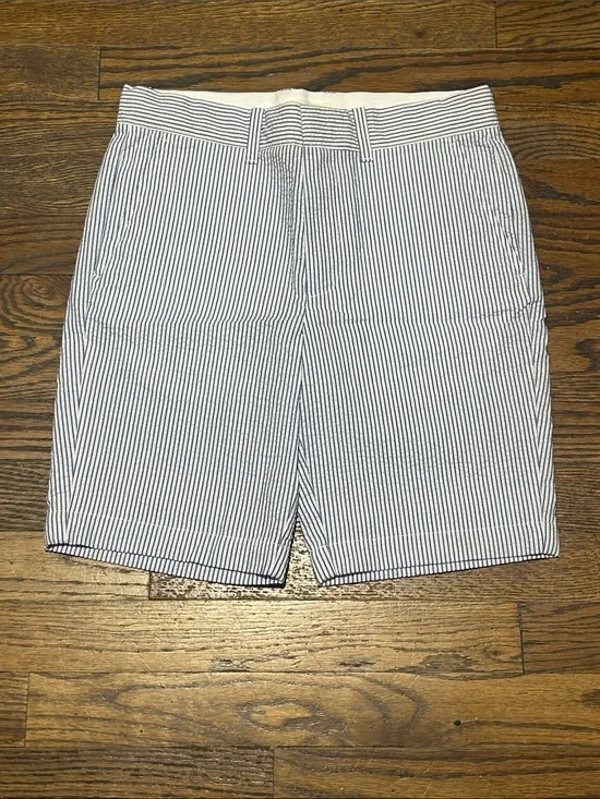Crewcuts Blue and White Seersucker Shorts