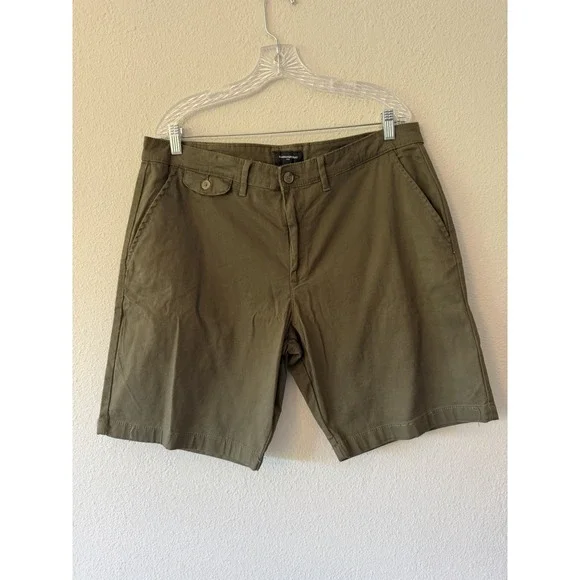 Banana Republic Mens Surplus Twill Short, Size 36 Length 8.5 Green