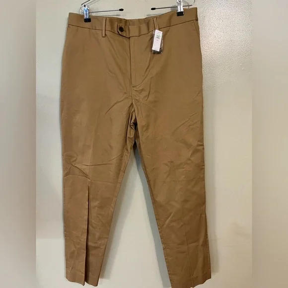 Banana Republic Men’s Tailored Fit Khaki Dress Pants Office Trousers 36/32 NWT