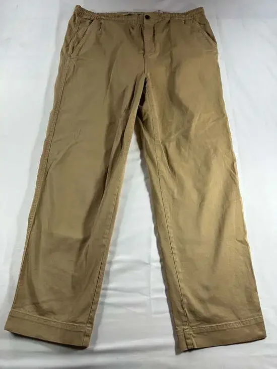 Banana Republic Slim Fit Drawstring Waist Chino Pants Khaki Brown Size XL