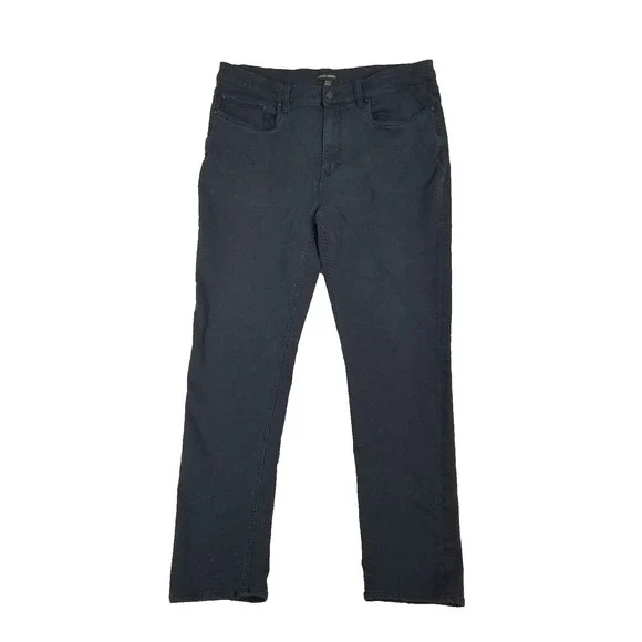 Banana Republic jeans men's 36x32 slim straight blue stretch denim pants