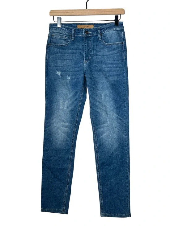 Joe's medium wash distressed skinny jeans size 14 youth B101