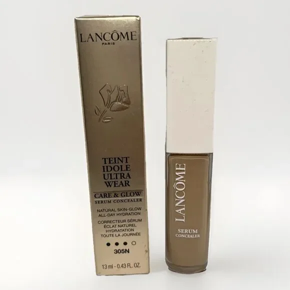 Lancome Teint Idole Ultra Wear Care & Glow Serum Concealer 520W 0.43 oz / 13 ml