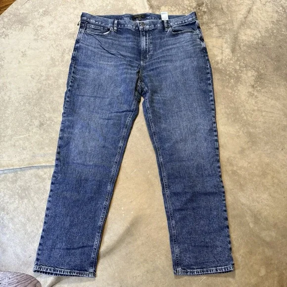 Banana Republic Jeans Mens‎ Size 42x32 Blue Slim Fit Med Wash Denim