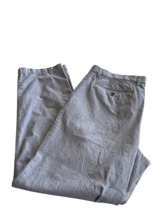 Banana Republic Aiden Fit Pants 36x32 Blue Cotton Flat Front Chino