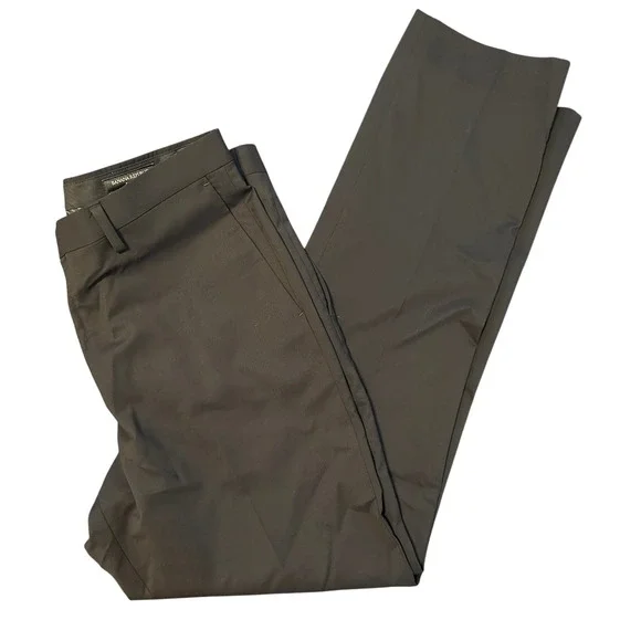 Banana Republic Slim Fit Men's Wool‎ Blend Dress Pants 33x32 Black