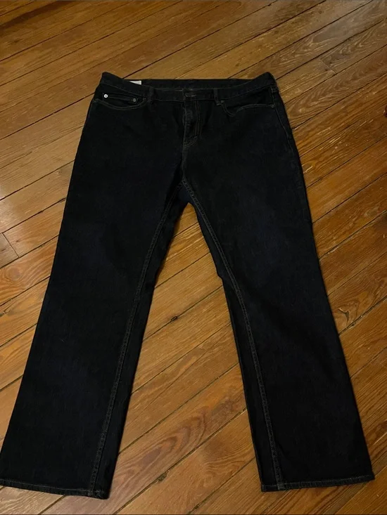 Men's dark blue  Straight-Leg Jeans