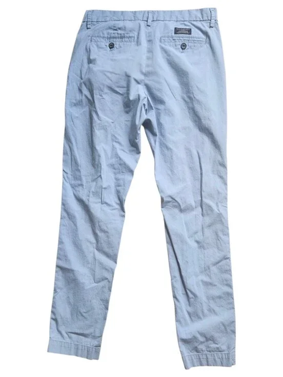 Banana Republic Mason Chino Pants | Light Gray Blue, Size 28x30