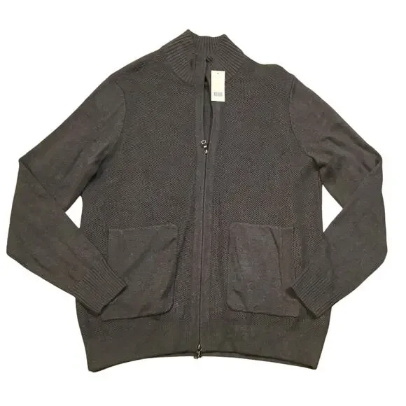 NWT Banana Republic Zip Up Sweater