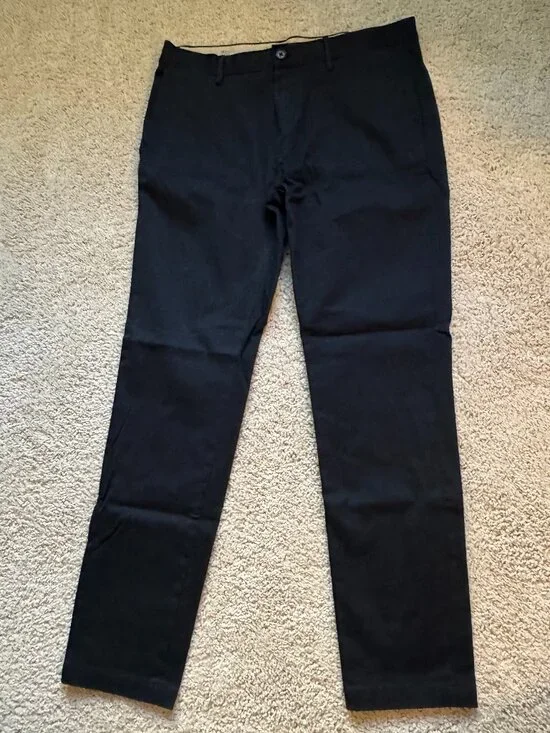 Banana Republic Skinny Chino Pants Mens 32x32 Black Slim Fit