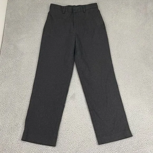 Banana Republic Emerson Dress Pants Men's‎ 32x31 Gray Wool Blend Flat Front
