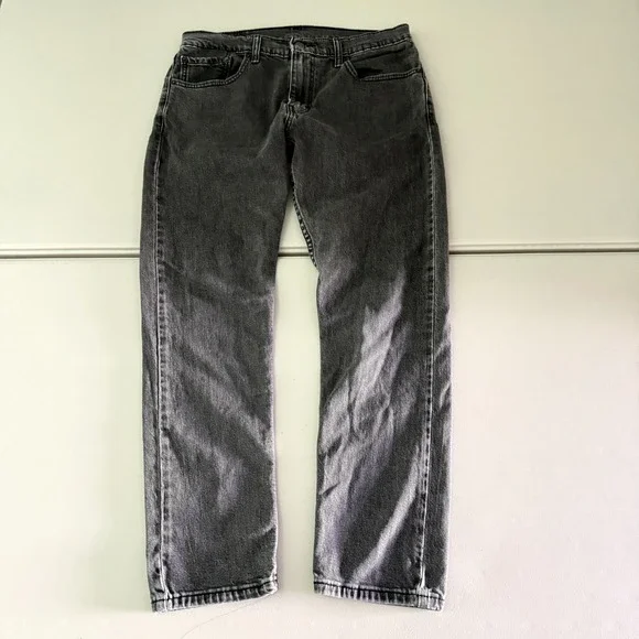 Levi's Jeans Men 33x30 Black 512‎ Slim Taper Fit Denim Classic Casual Everyday