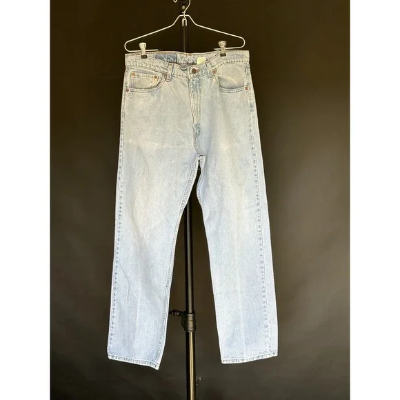 Vintage 1997 Levi's 505‎ Regular Fit Men's Blue Jeans Size 36x32 Made In U.S.A.