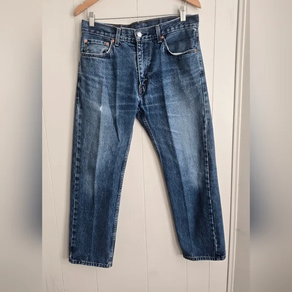 Levi's 505 Classic Straight Denim Jeans-SZ 33w