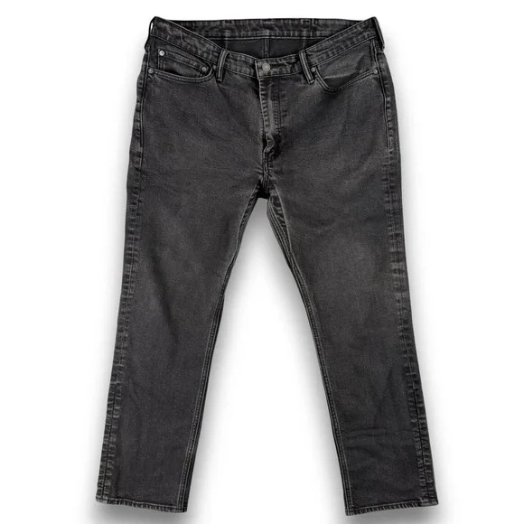 Levi's 511 Jeans Mens 38x30 Gray Slim Fit Reflective Selvedge Denim Gusset Pants