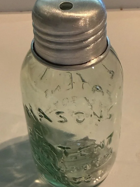 Miniature Mason Jar Toothpick Dispenser/Holder.