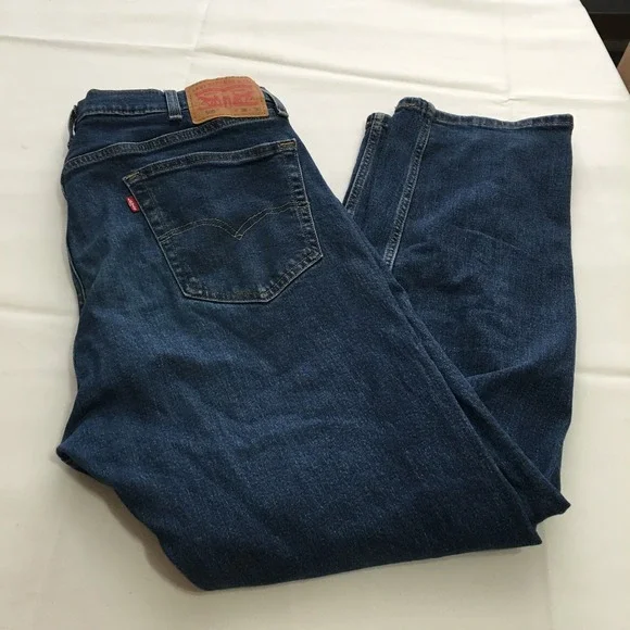 Levi's 505 Regular Fit Jeans Mens 38x30 Blue Straight Leg