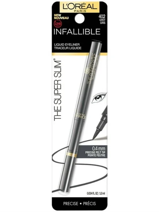 L'Oreal Paris Infallible Super Slim Liquid Eyeliner 402 Gray