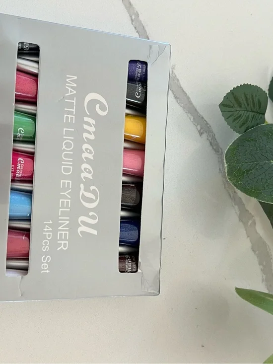 Matte Liquid Eyeliner Set - Multi-Color 14pcs