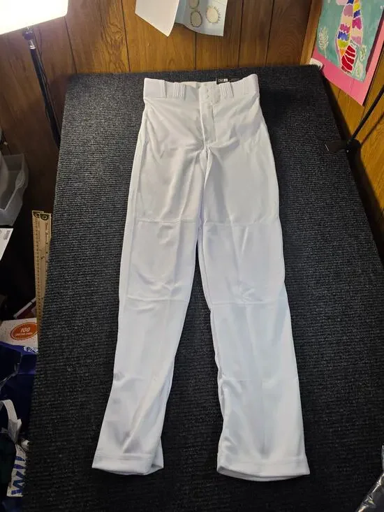Champro Youth XL White Baseball Pants NWT Open Btm