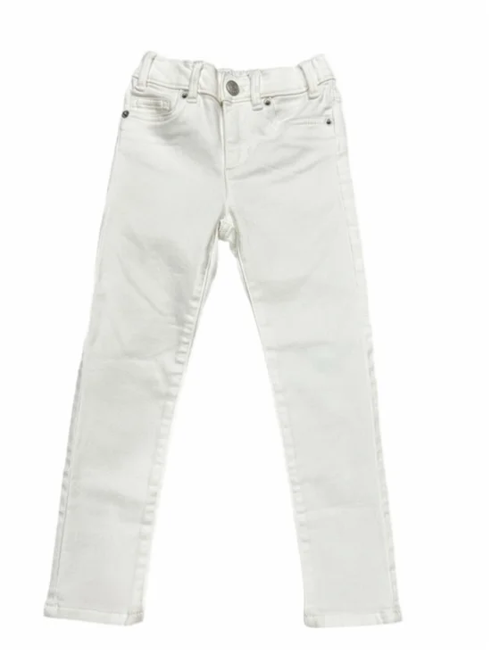NWT Crewcuts girls white skinny jeans size 5