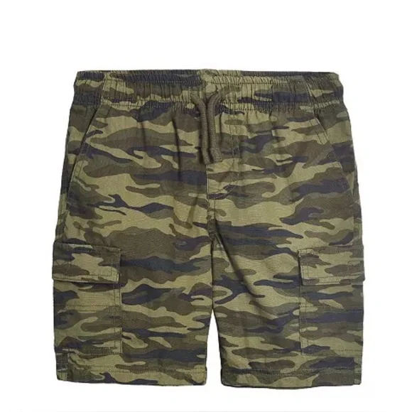 New Epic Threads Toddler Boys Camo Cargo Shorts Green Size Large