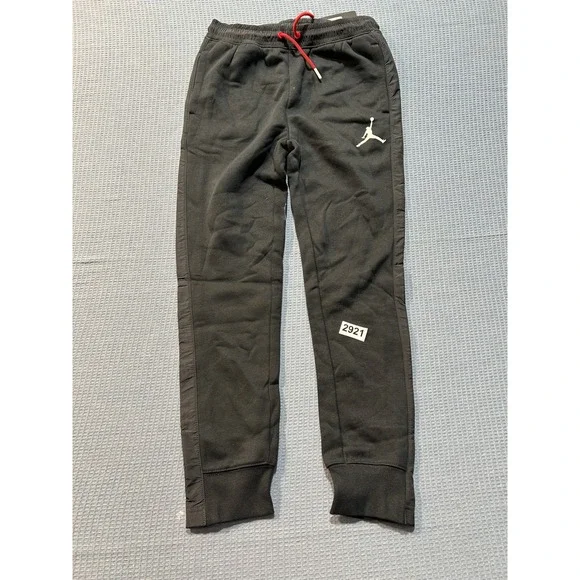 Jordan Sweatpants Boys Size M‎ Black 95B769-023