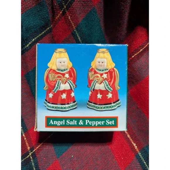 Christmas Angel Salt‎ & Pepper K Mart NIB