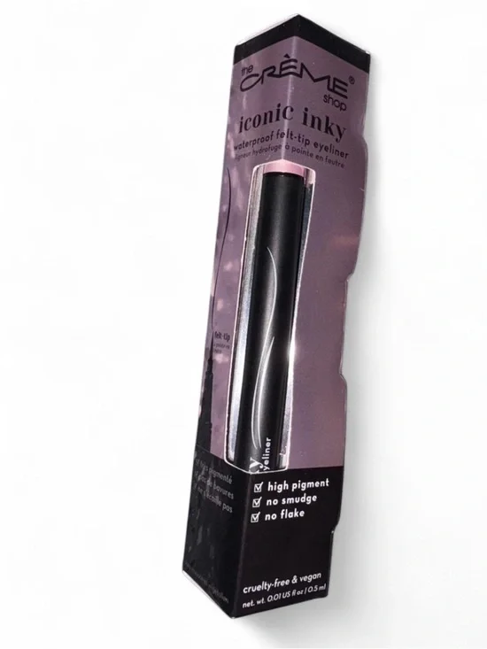 The Crème Shop Iconic Inky Waterproof Felt-Tip Eyeliner - Black