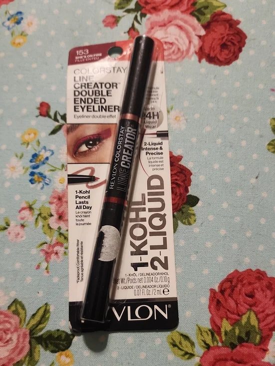 Revlon ColorStay Line Creator Double Ended Eyeliner - 153 She's On Fire (Red)
