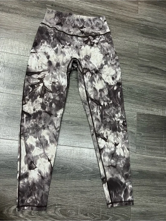 Gymshark  Elevate Compression Leggings Womens Cement Brown Spray Dye Size Large