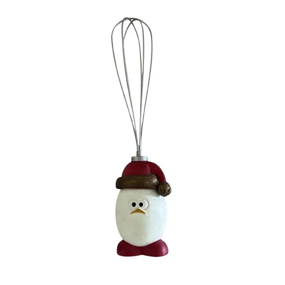 MSC International Christmas Wisk Whiskie De‎ Noel Grumpy Frowning Egg Santa Hat