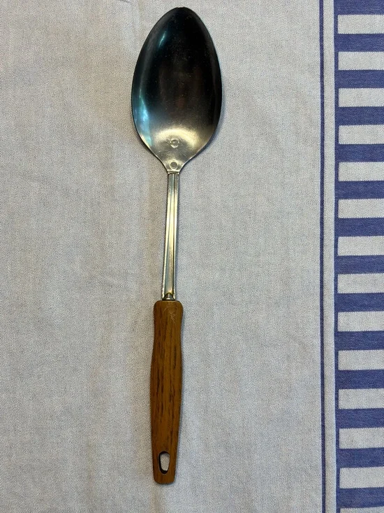 Vintage EKCO Stainless Steel Serving Spoon