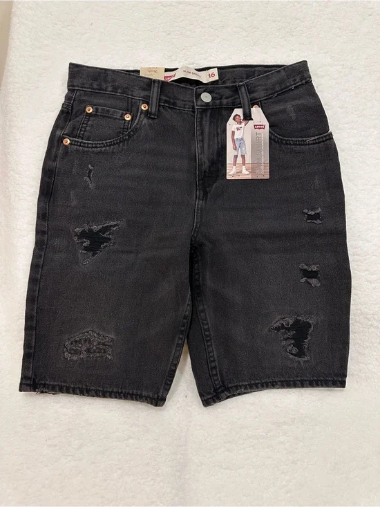 Boy’s Levi's Black Jean Shorts