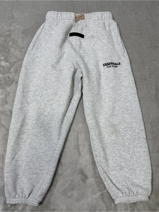 ESSENTIALS Fear of God Gray Sweatpants Unisex Kids Size Small 6/7