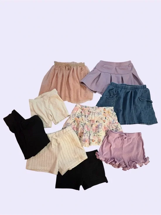 Girls Mixed Shorts & Skorts Bundle