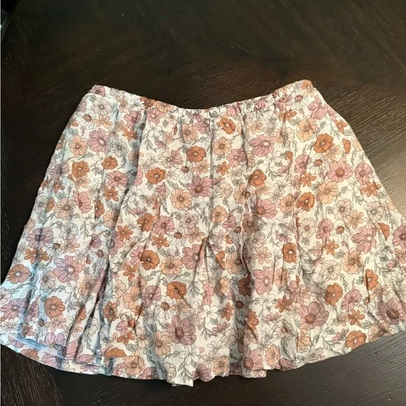 Abercrombie kids mod floral flutter skirt size 11/12