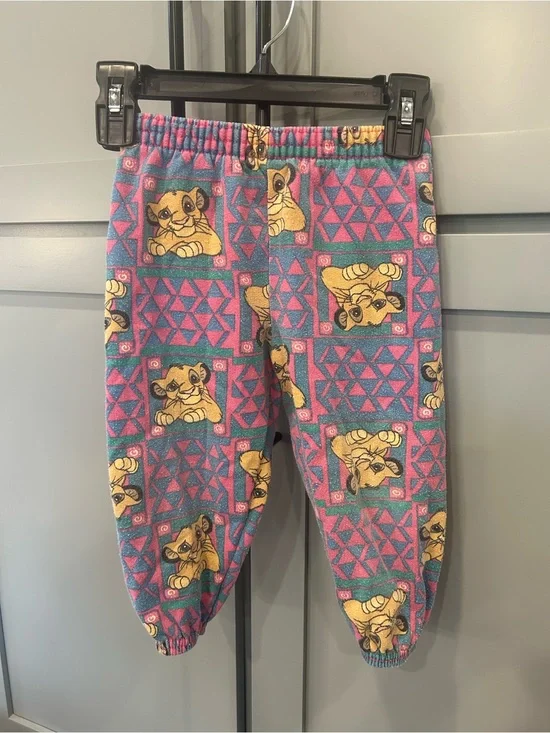 Vintage Disney Lion King simba jogger pants