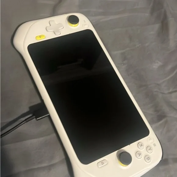 White Handheld Gaming Console