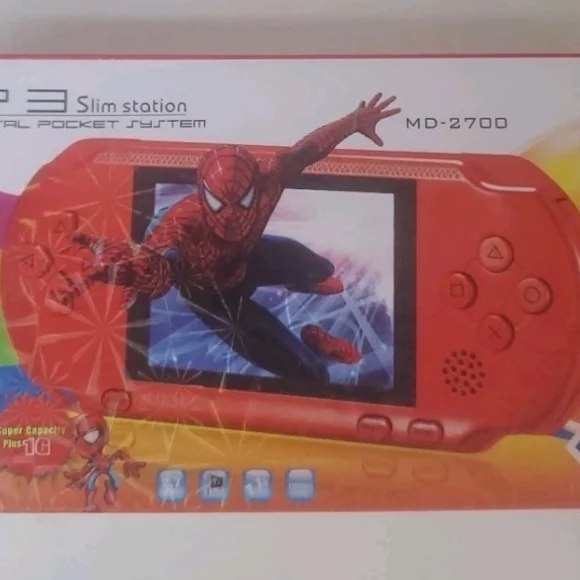 MD-2700 Red Handheld Gaming Console