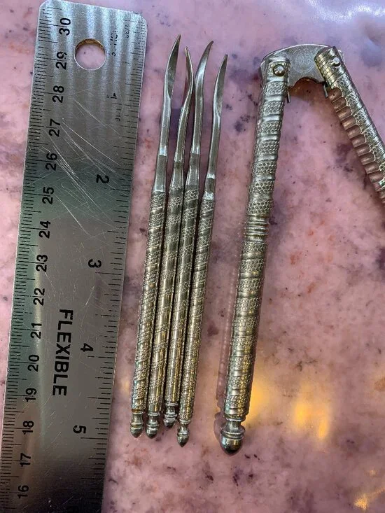 Vintage Nut Cracker Tool Set 5 piece